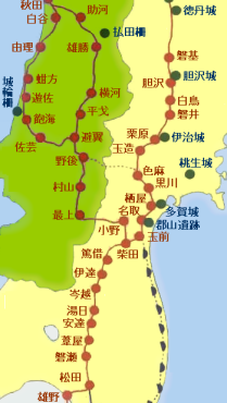 陸奥東山道と出羽東山道