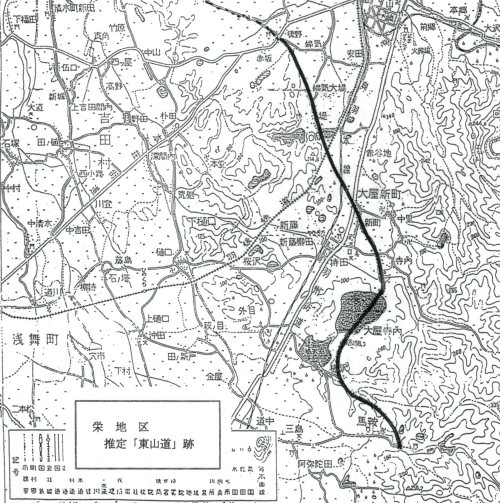 栄地区の東山道